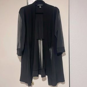 Beautiful black fancy jacket with see-through detail